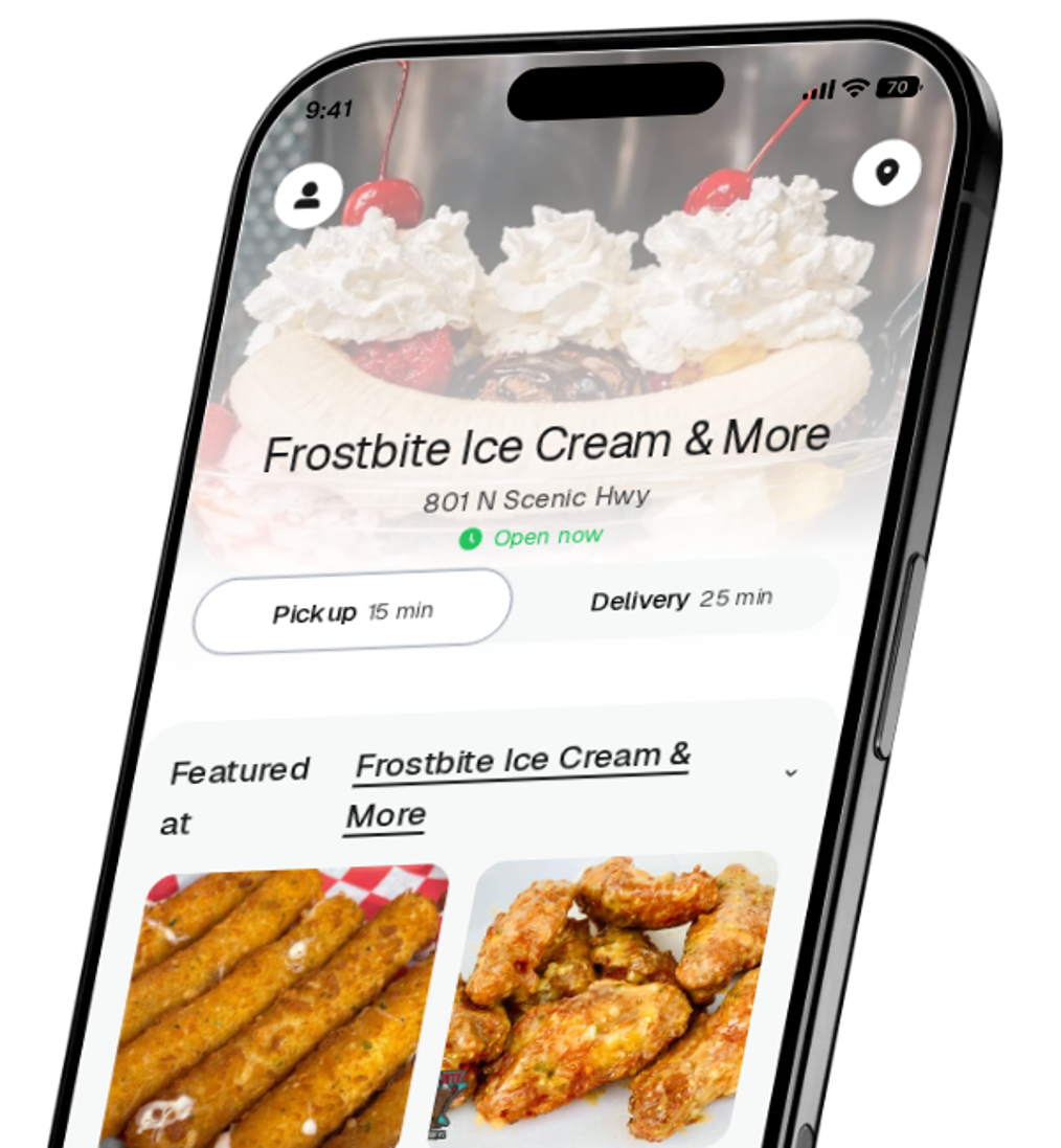 Frostbite Ice Cream & More app preview